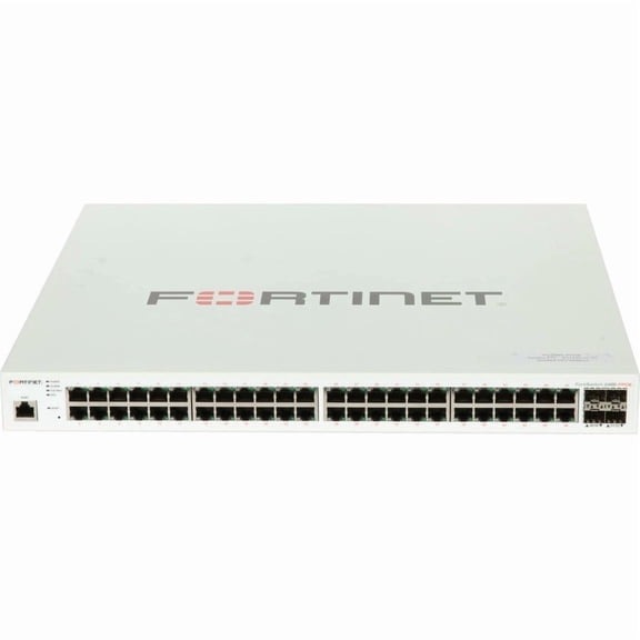 Fortinet FortiSwitch 248E-FPOE 52Port 1U PoE L3 Managed Switch FS-248E-FPOE