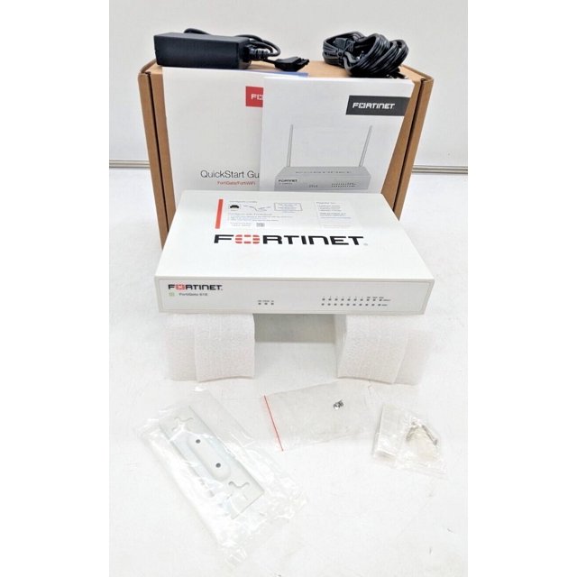 Fortinet Firewall Box Fortinet Fortigate-61e Security Firewall Appliance with AC Adapter Box ...