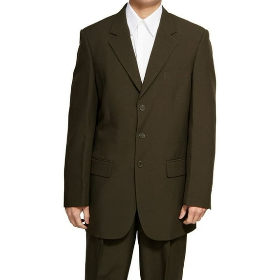 Fortino Landi Mens 3 Button Single Breasted Dress Suit, 14 Colors. 8022