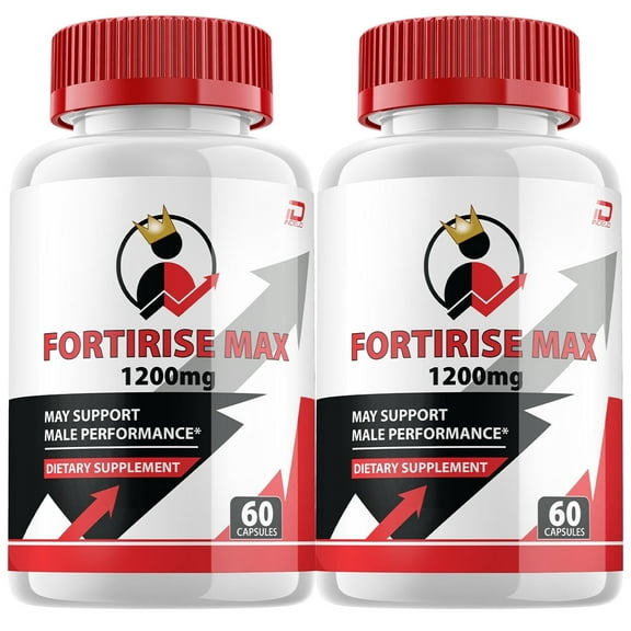 Fortirise Max for Men Capsules  FortiriseMax Vitamin Complex Pills, Advanced Performance, 2 Pack, 120 Capsules