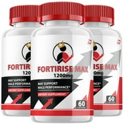 Fortirise Max for Men Capsules   FortiriseMax Vitamin Complex Pills, Advanced Performance, 3 Pack, 180 Capsules