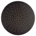 thumbnail image 1 of Fortis 92760S1c Rilassante 1.8 GPM Single Function Rain Shower Head - Black, 1 of 1