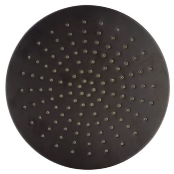 Fortis 92760S1c Rilassante 1.8 GPM Single Function Rain Shower Head - Black