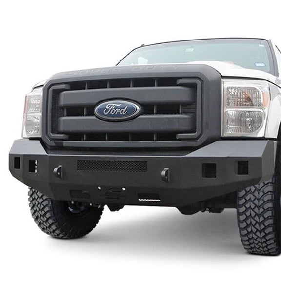 Fortis Full Width Textured Black Front HD Bumper for 2011-2016 Ford F250 & F350