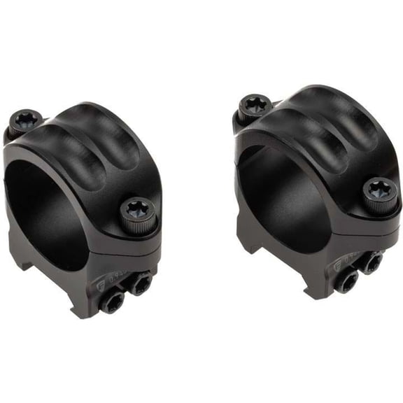 Fortis Manufacturing AP 3 34mm Riflescope Rings, 24mm, Set of 2, Black