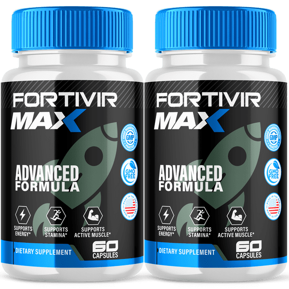 Fortivir Max Advanced Formula Pills All Natural FortivirMax Vitamum Supplement 120 Capsules