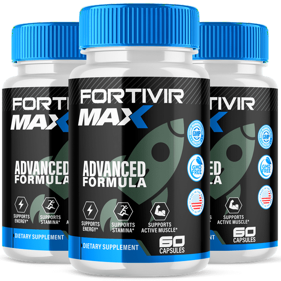 Fortivir Max Advanced Formula Pills All Natural FortivirMax Vitamum Supplement 180 Capsules