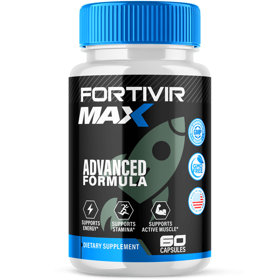 Fortivir Max Advanced Formula Pills All Natural FortivirMax Vitamum Supplement 60 Capsules