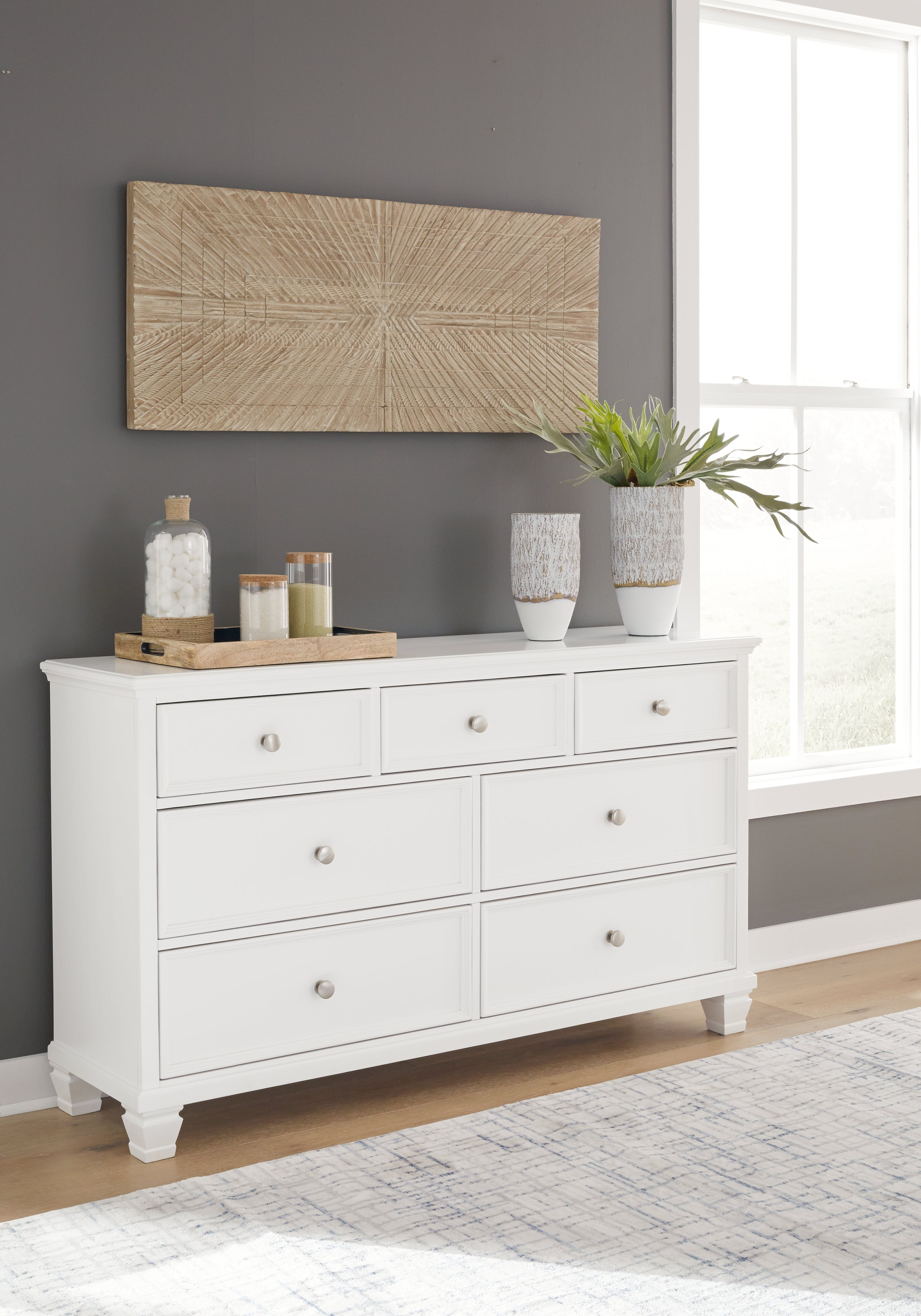 Ashley Furniture Fortman White Dresser