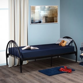 Fortnight Bedding 6 Inch Foam Mattress with Blue Nylon Cover 36"x74" Firm