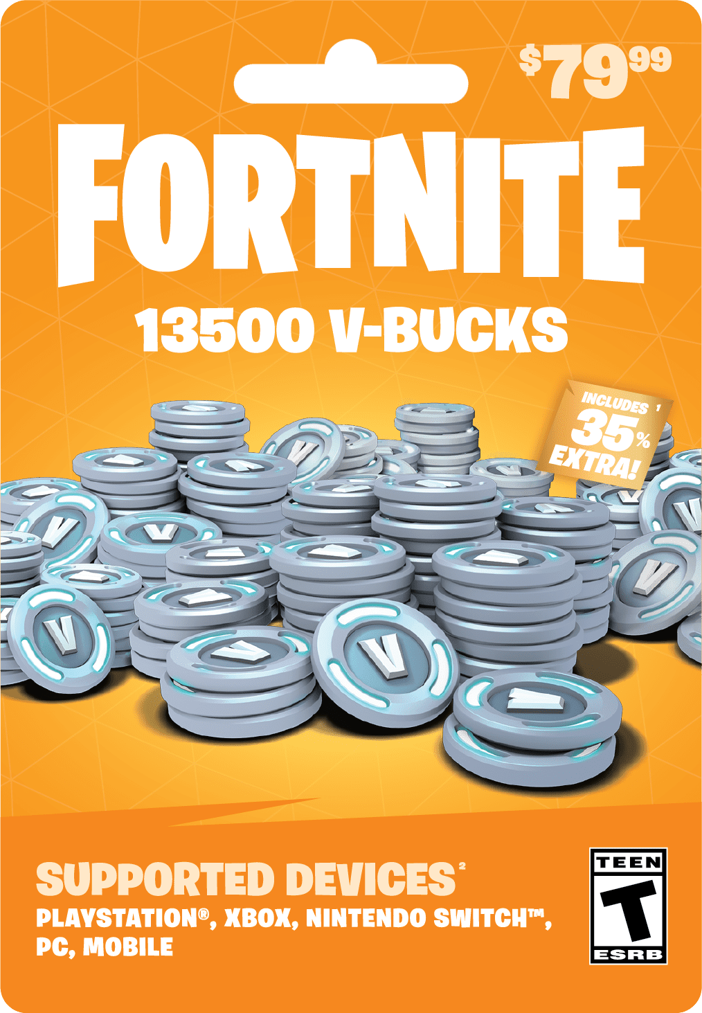 Fortnite 5,000 V-Bucks, (5 x $7.99 Cards) $39.95 Physical Cards, Gearbox 