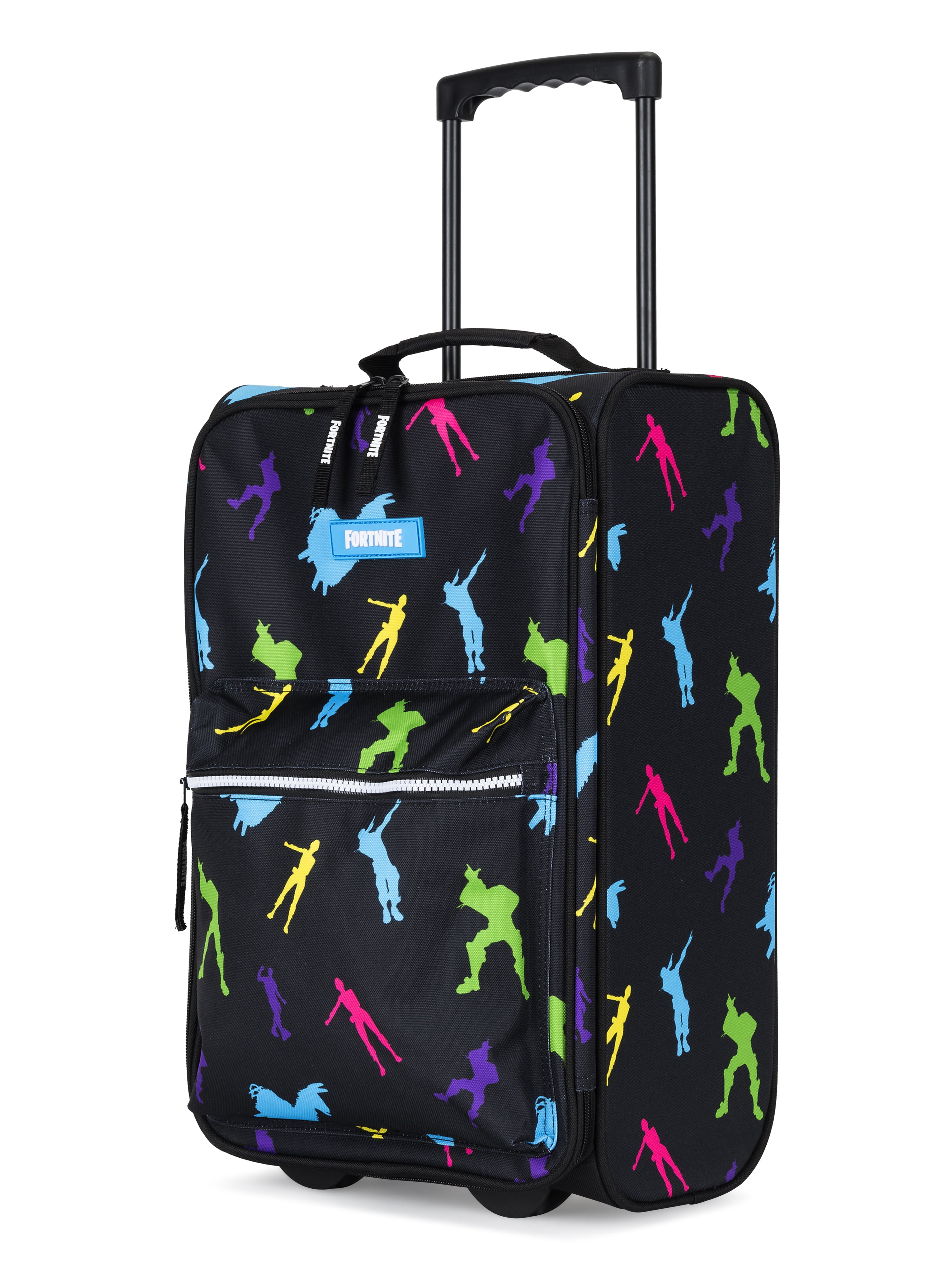 Fortnite 17.55” Unisex Upright Roller Luggage, Black