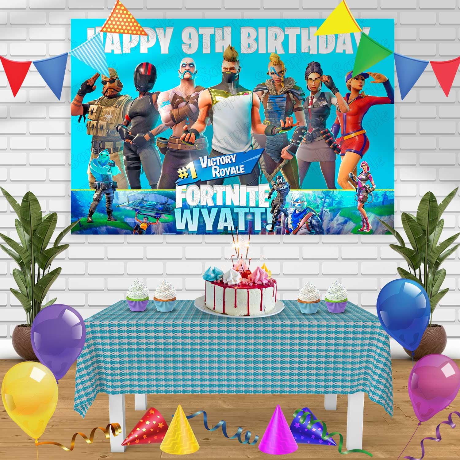 fortnite-3-birthday-banner-personalized-party-backdrop-decoration-60-x-44-inches-walmart-com