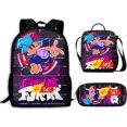 thumbnail image 1 of Fortnite 3d Prints Anime Backpack Set Cartoon Stylish Backpack With Lunch Box For Outdoor Travel And Casual, 1 of 7
