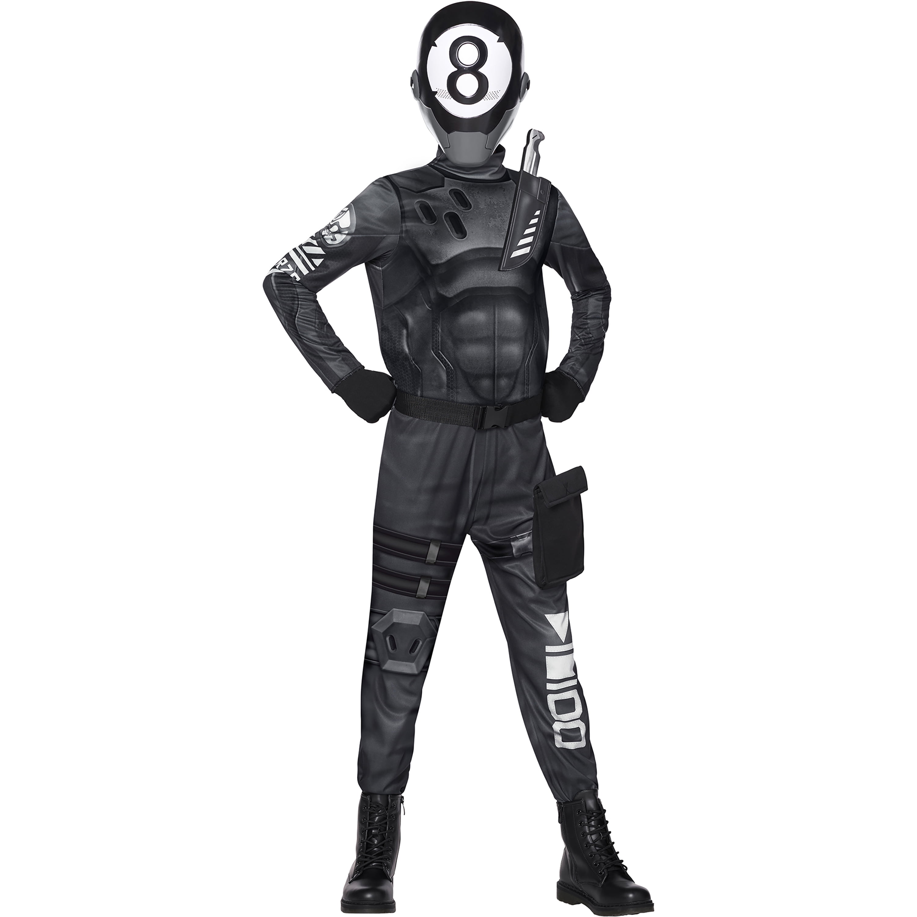 Computer Cootune Fortnite 8-Ball Halloween Costume for Children, 5-Piece, Boys' Size L ...
