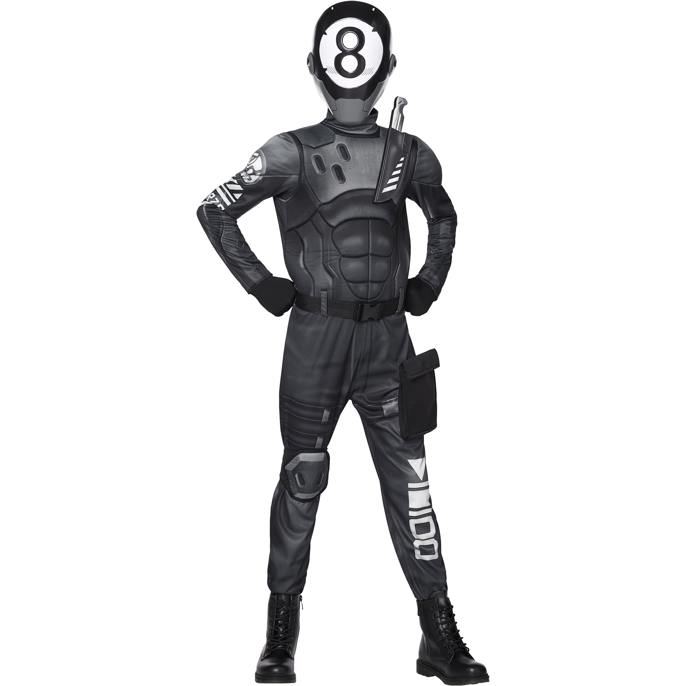 Fortnite 8-Ball Halloween Costume for Children, 5-Piece, Boys' Size S (6/7), by InSpirit Designs