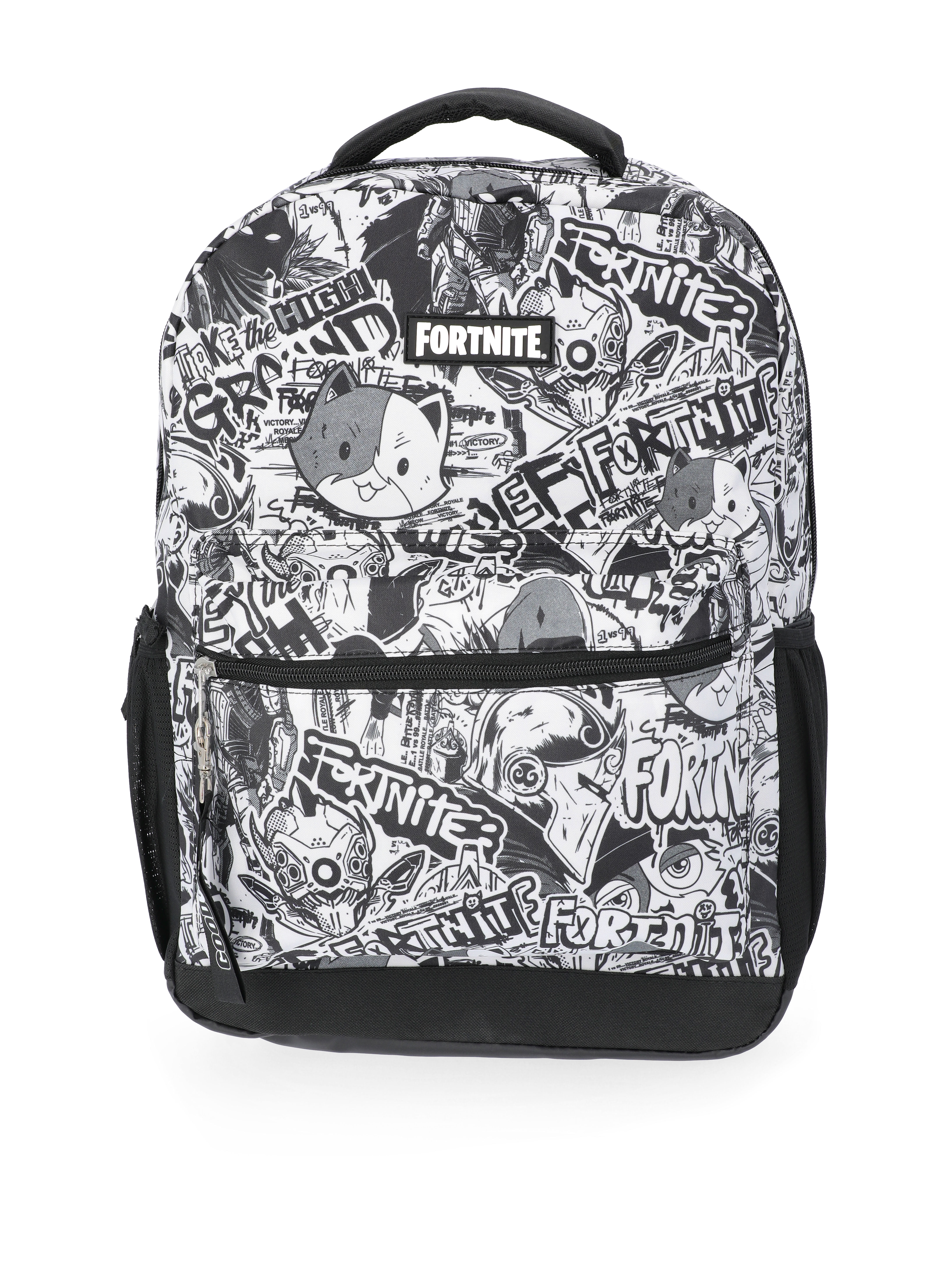 Fortnite School Bag Fortnite Backpack Black And White 2pcs