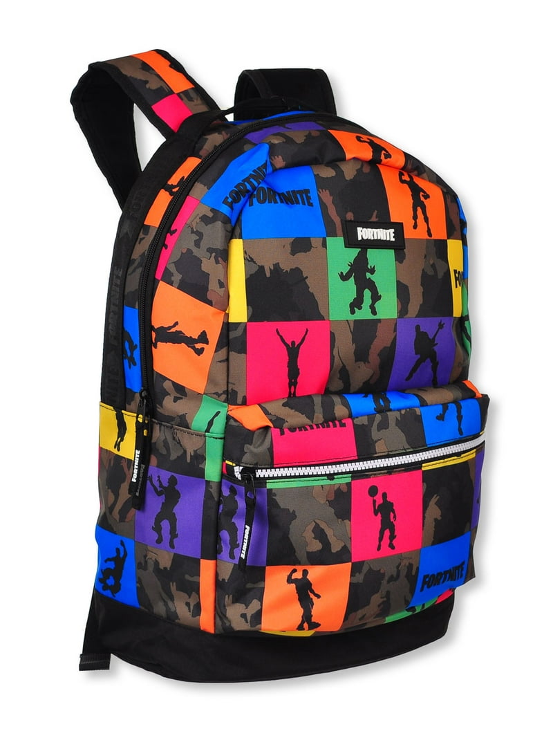 fortnite mini backpack for Kids Teens School Bookbag Travel Bag Rucksack for Vacation Sports Gifts for Kids (Yellow) help give your outfit a fun touch. Fortnite Amplify Rainbow Llama Checkered