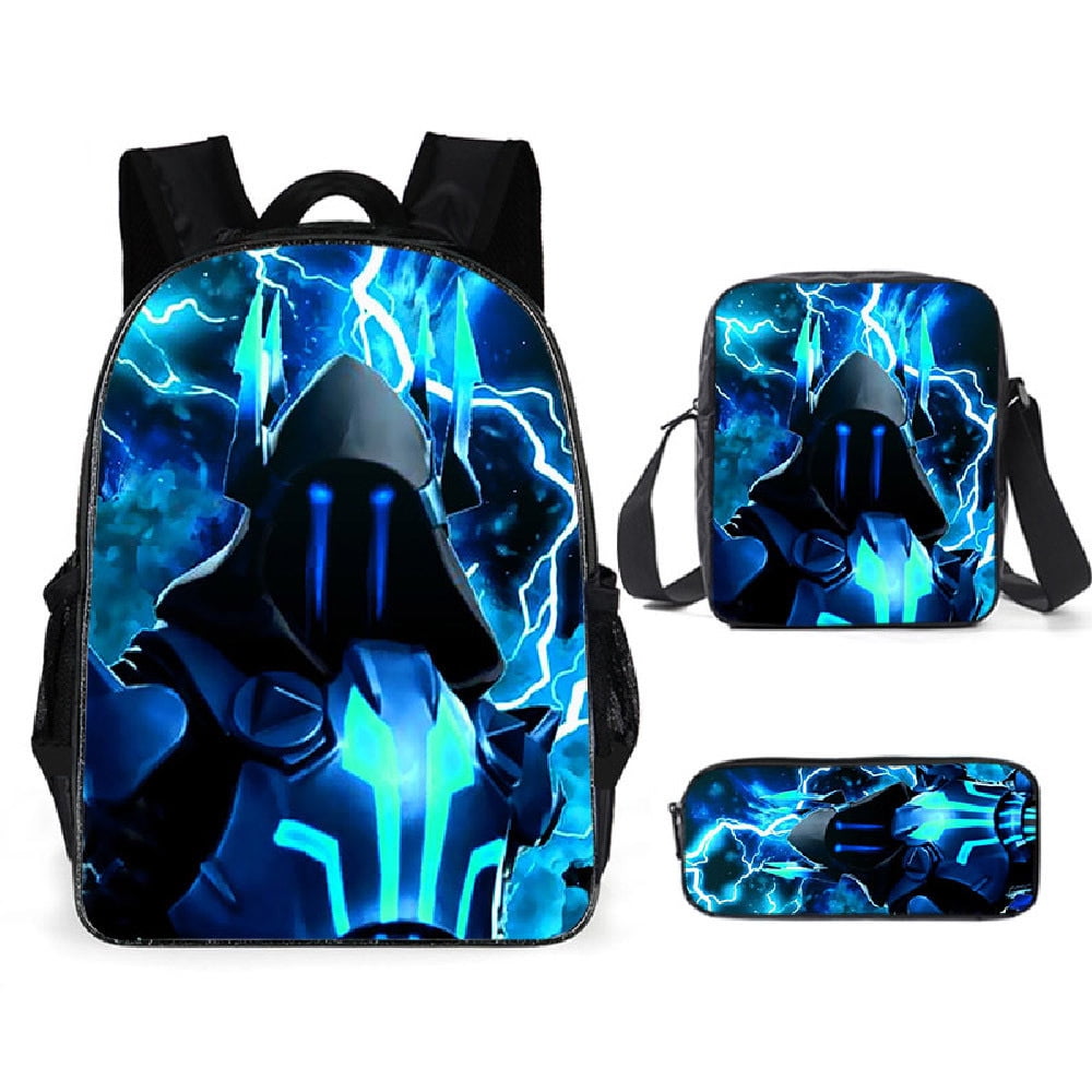 Fortnite Backpack, Lightweight Durable Laptop Bag 3D Printed Daypack with Multiple Pockets, Stylish Shoulders Backpack
