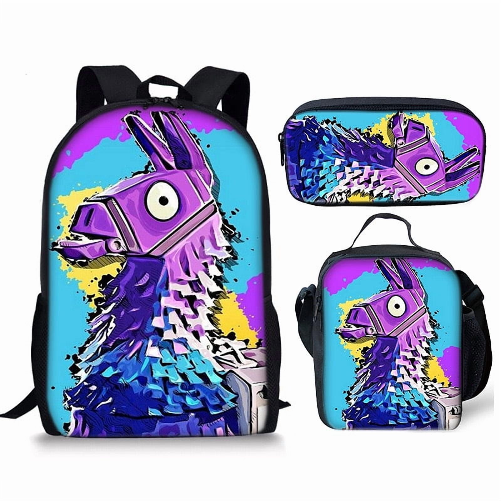 Fortnite Backpack Text Cool Student Backpack for Work School Large ...