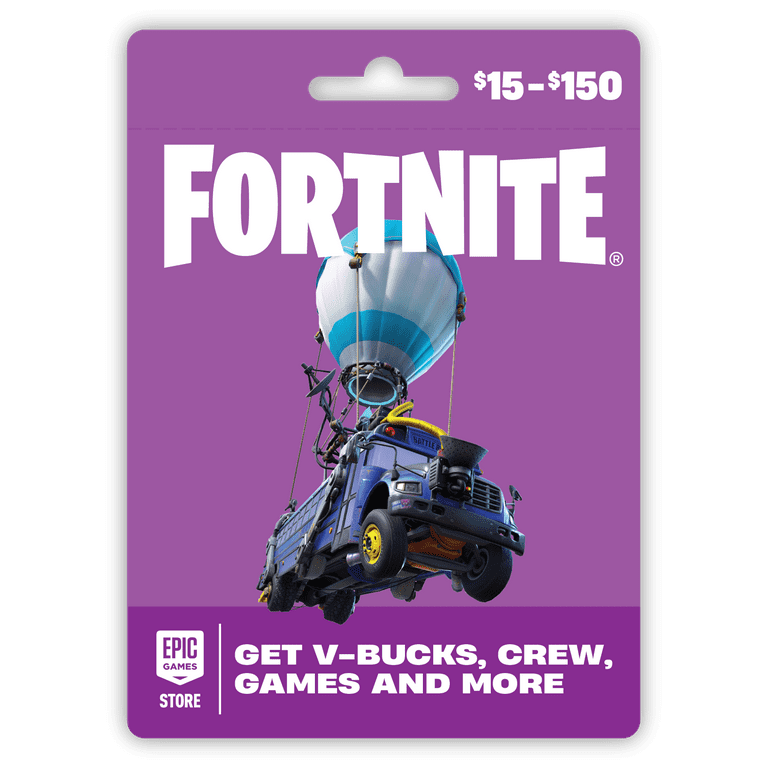 Fortnite Gift Card VGC ($15-$150) [Digital] - Walmart.com