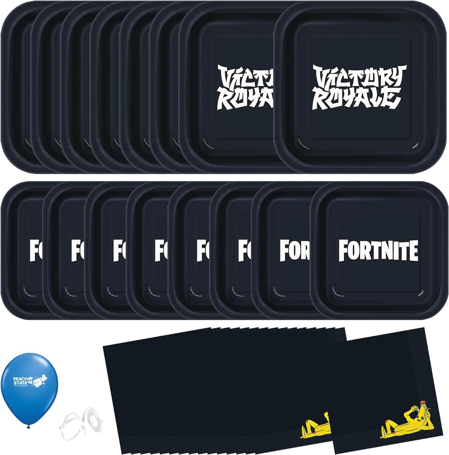 Fortnite Battle Royale Birthday Party Supplies Bundle Fortnite Plates