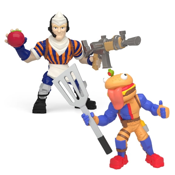 Fortnite Battle Royale Collection: Beef Boss & Grill Sergeant, 2-Pack of 2" Figures