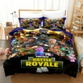 thumbnail image 1 of Fortnite Bedding Sets Twin Queen King Size Game Printed Bed Set 3Pcs Duvet Cover Bedroom Decor for Boys Girls Adult Gift 1Comforter+2 Pillowcases, 1 of 5