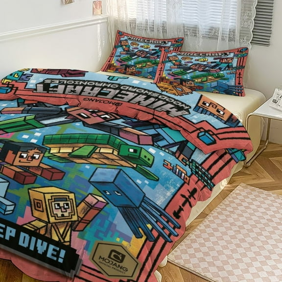Fortnite Bedding Sets Twin Queen King Size Game Printed Bed Set 3Pcs Duvet Cover Bedroom Decor for Boys Girls Adult Gift 1Comforter+2 Pillowcases
