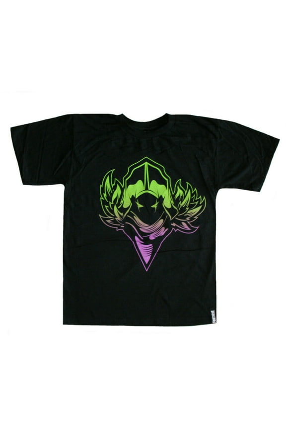 Big Boy's Gradient Print Black Short Sleeve T-Shirt (8)