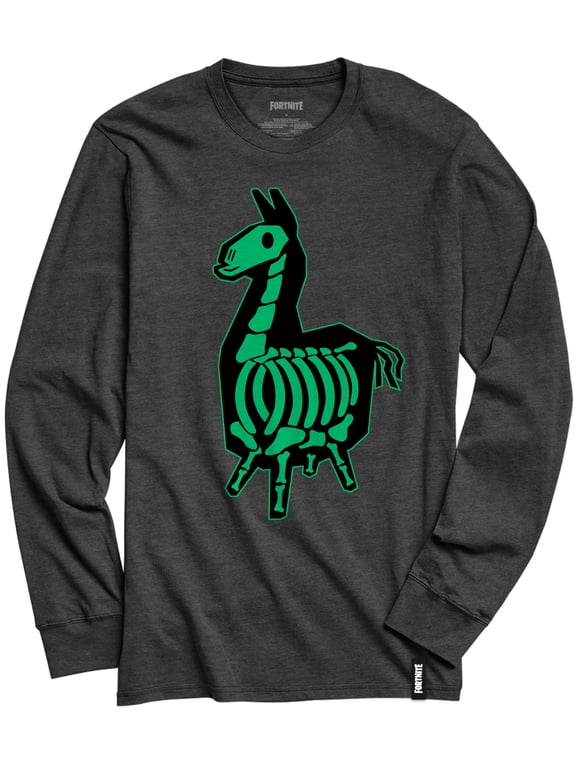 Big Boys' X-Ray Llama Long Sleeve T-Shirt, Sizes 8-20