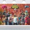 thumbnail image 1 of Fortnite Birthday Banner Backdrop Background Taspestry Post Wall Decor Party Supplies, 1 of 6