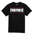 thumbnail image 1 of Fortnite Boy's Logo Line Black Short Sleeve T-Shirt, Large (14/16), 1 of 2