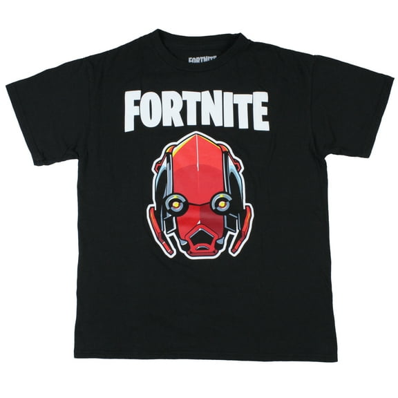 Fortnite Boy's Red Robot Vertex Superhero Skin Logo T-Shirt, XX-Large