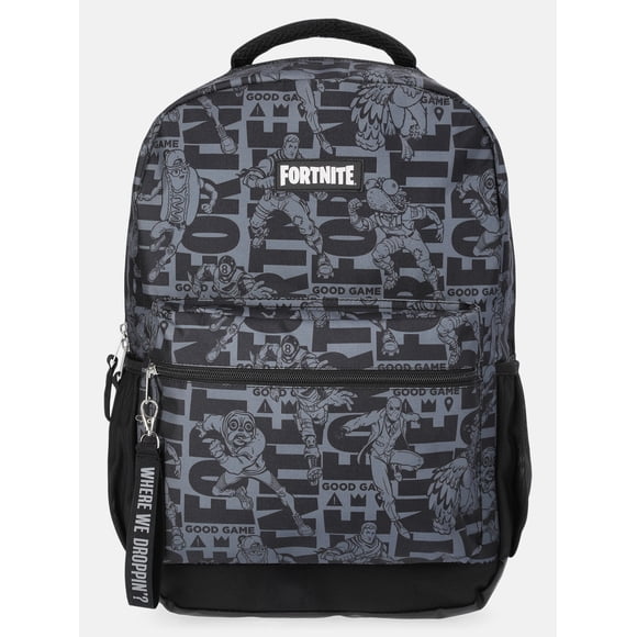 Fortnite Boys 17" Good Game Allover-Printed Comic Backpack, Black