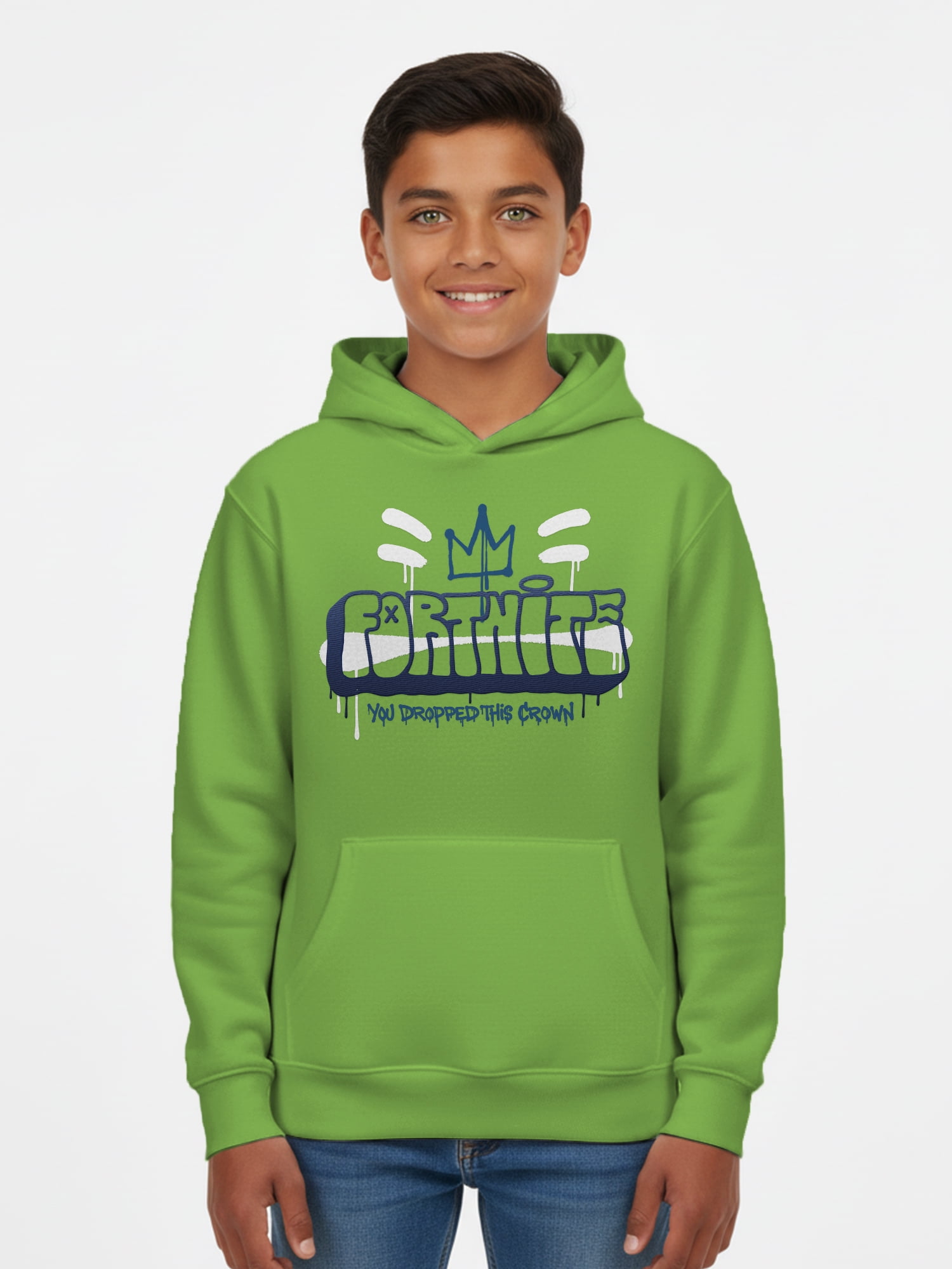 Fortnite Little and Big Boys Graphic Hoodie, Sizes 4-18