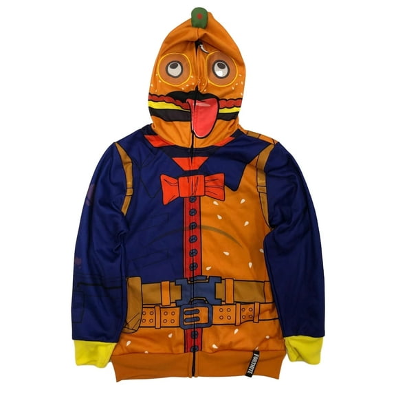 Fortnite Boys Durburger Full Zip Cosplay Hoodie, Sizes 8-18