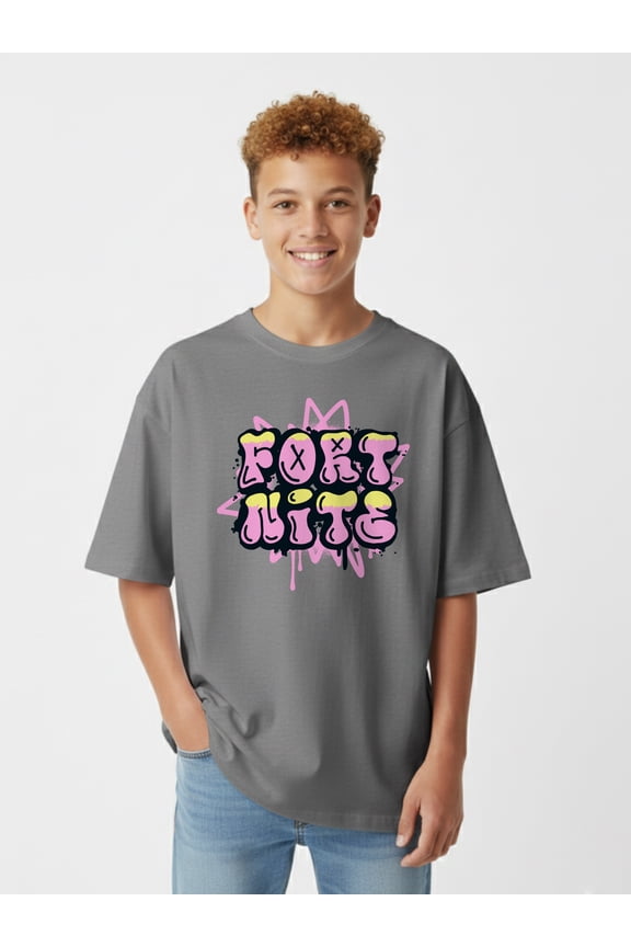 , Boys' Elevated Front and Back Graphic T-Shirt, Sizes 4-18