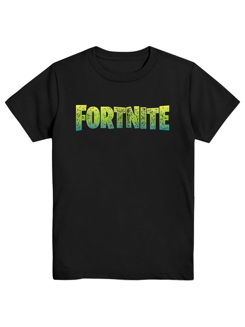Fortnite Boys, Fortnite Logo Crew Neck, Short Sleeve, Graphic T
