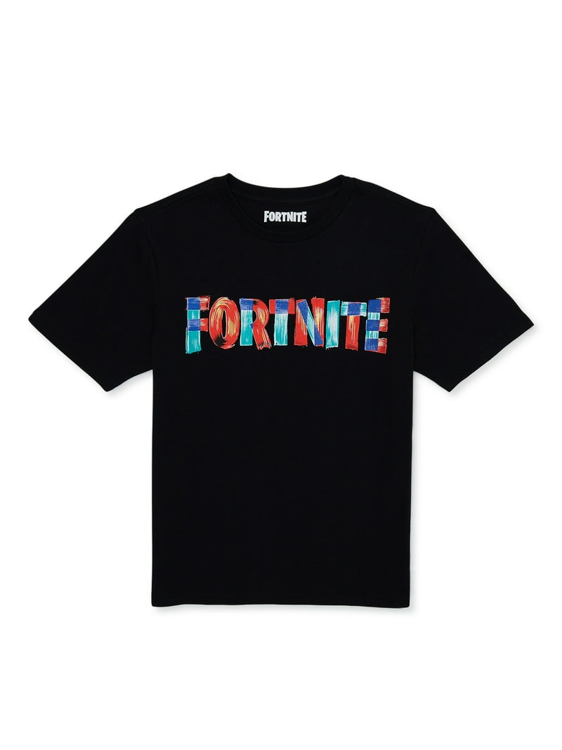 Fortnite Boys Logo, Crew Neck, Short Sleeve, Graphic T-Shirt