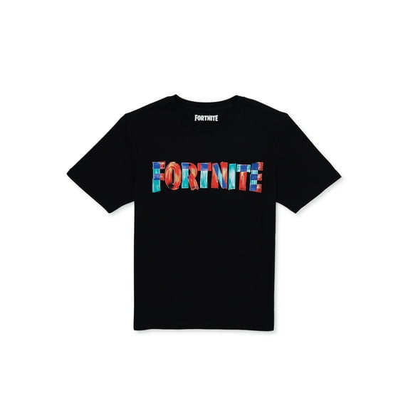 Fortnite Boys Logo, Crew Neck, Short Sleeve, Graphic T-Shirt, Sizes 8-18