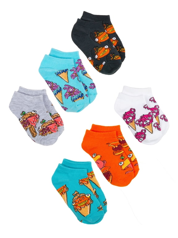 Boys No Show Socks, 6-Pack, Sizes S-L