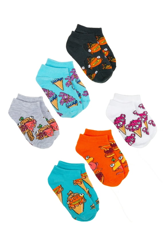 Boys No Show Socks, 6-Pack, Sizes S-L