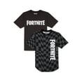 thumbnail image 1 of Fortnite Boys Optical Llama Short Sleeve Graphic T-shirts, 2-Pack, Sizes M-XXL, 1 of 3