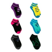 Fortnite Boys Socks, 6-Pack, No Show Style, Sizes S-L