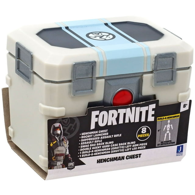 Fortnite Grotto Henchman Chest And Rocket Launcher Loot Crate Includes Left Arm And Leg Piece