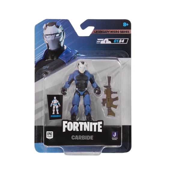 Fortnite Carbide - Micro Legendary Series - 2.5 inch Figure with Thermal Scoped Assault Rifle