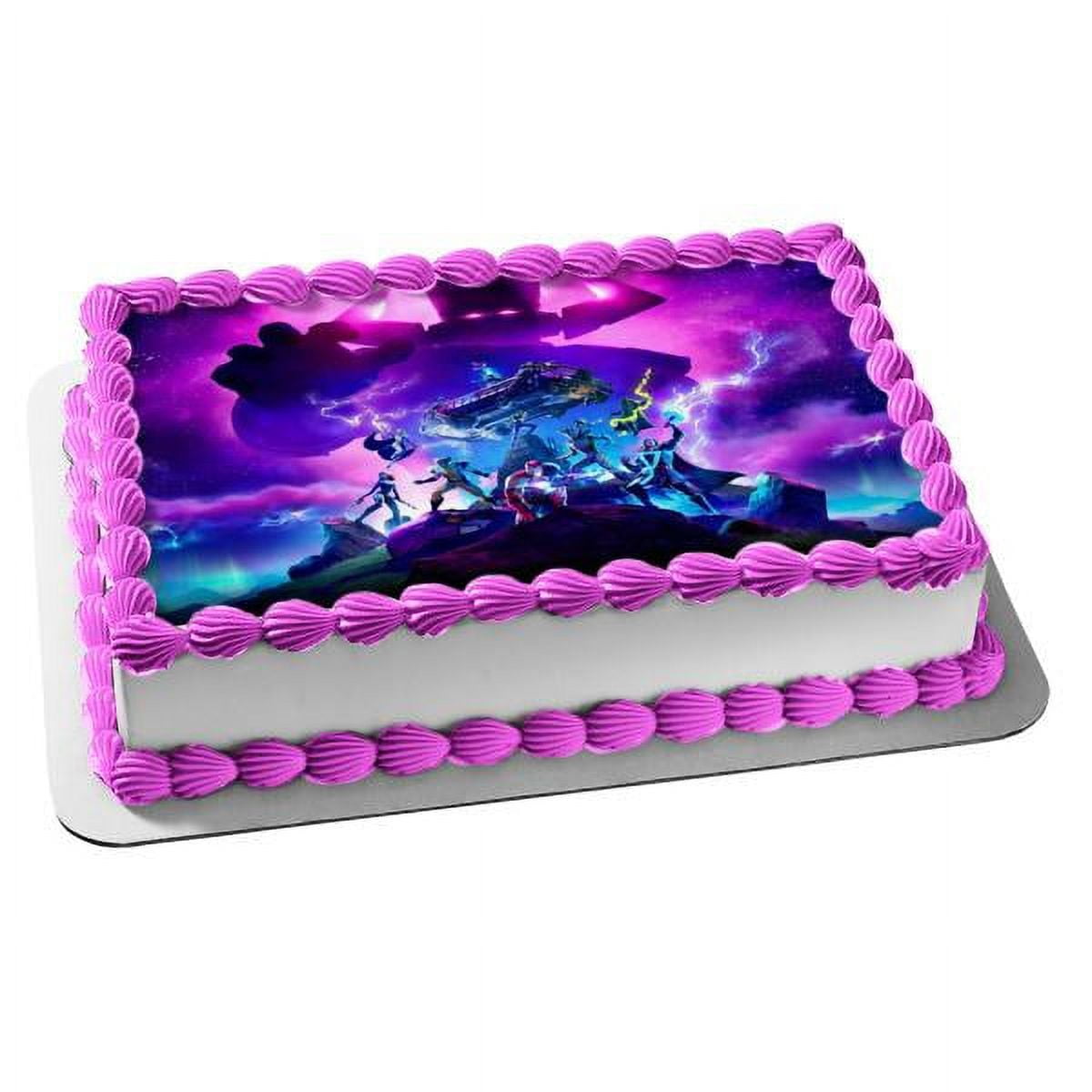 Fortnite Birthday Cake - Fondant | cakewaves