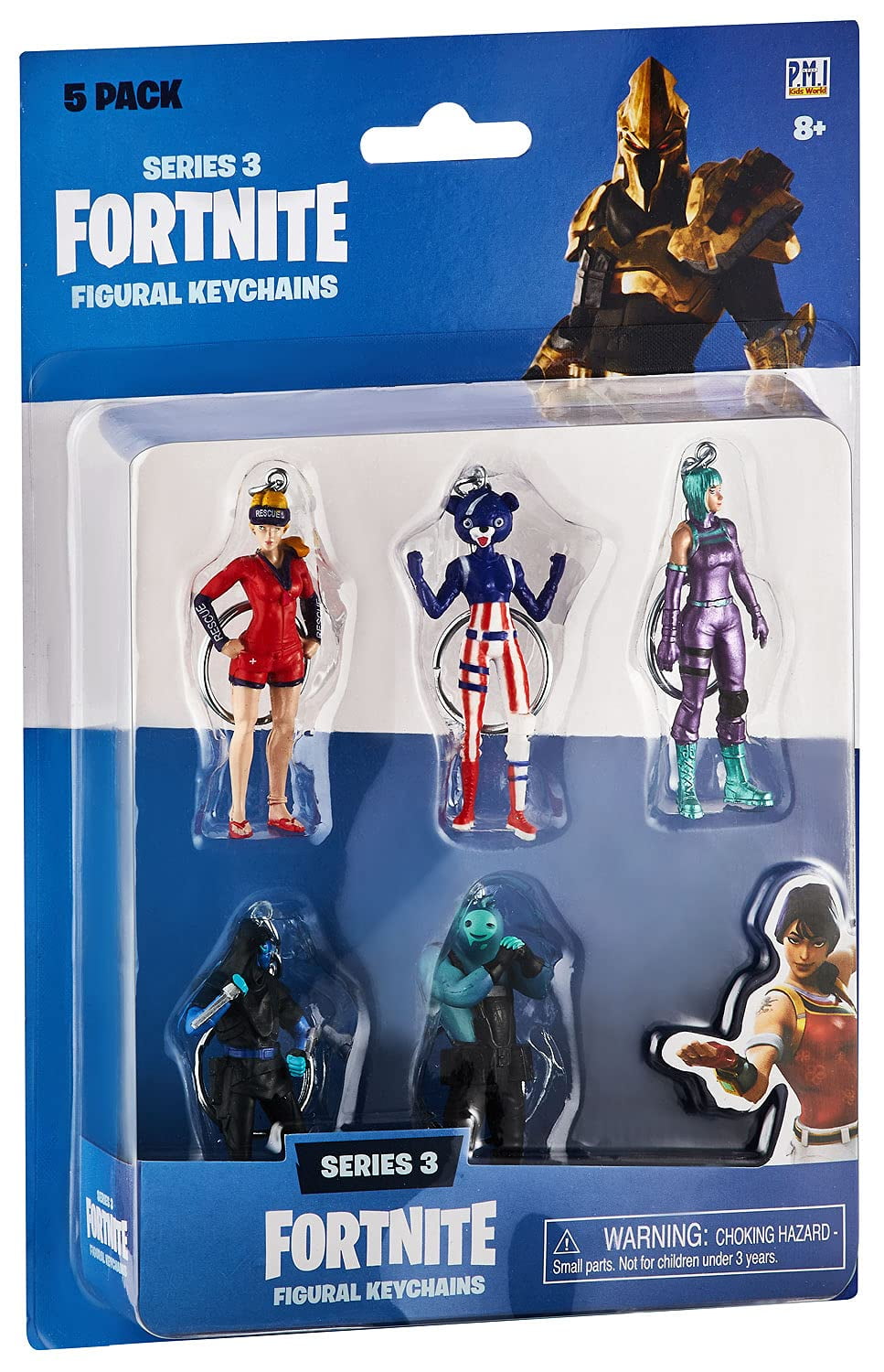 Fortnite Character Keychains 5-Blister Pack - Authentic Piece with ...