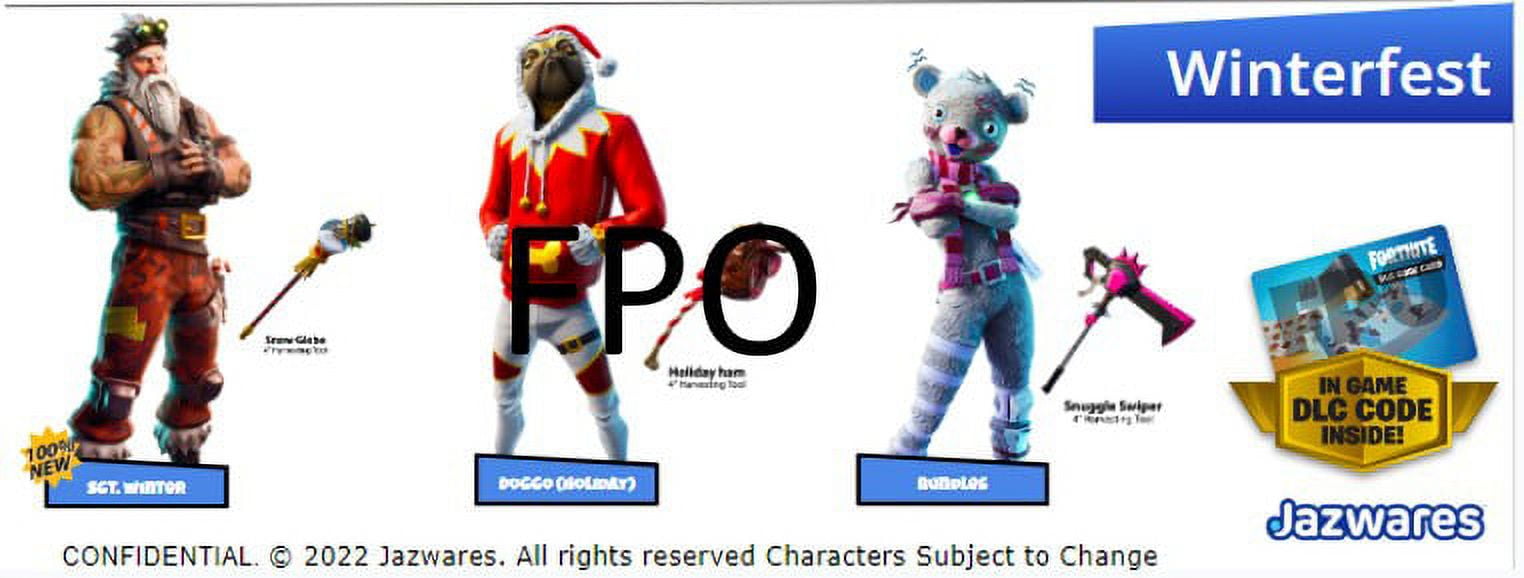 Fortnite Collectible Action Figures, Doggo, Child/Teen/Adult, Multicolor, Plastic, 0.15 lb